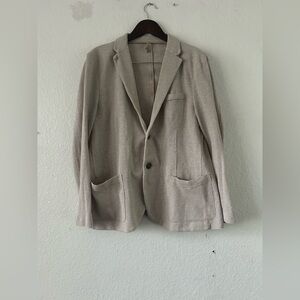 Harris Wharf London Men’s Two Button Blazer Cardigan Sz 50 XL Preppy Academia